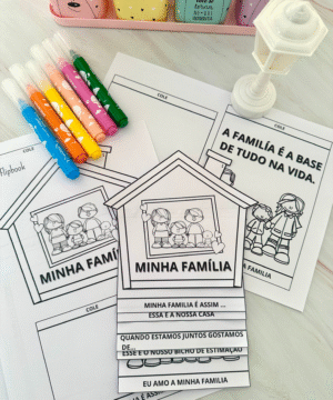 👨‍👩‍👧‍👦📚  Flipbook Minha Família