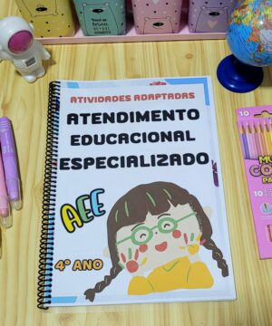 Apostila de Atividades Adaptadas -  (AEE) para o 4° Ano 📘