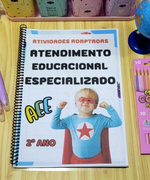 Apostila de Atividades Adaptadas -  (AEE) para o 2° Ano 📘
