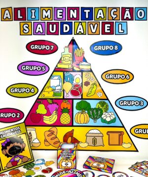 🥕 Kit Lúdico de Alimentação Saudável  🍎