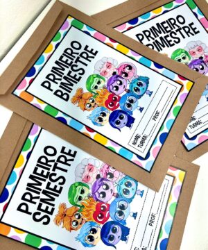 📚 Kit de Capas para Avaliações e Atividades DIVERTIDAMENTE