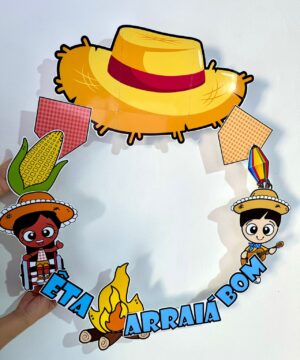 Decoração para Bambolê - Tema Festa Junina 🎉