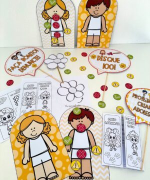 🧡 Kit Maio Laranja - Educação Infantil
