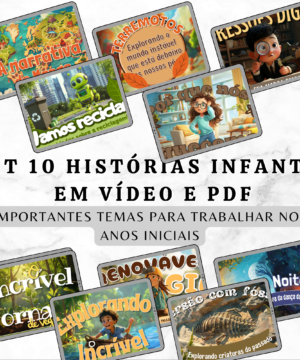 📚 KIT 10 HISTÓRIAS INFANTIS EDUCATIVAS 💼