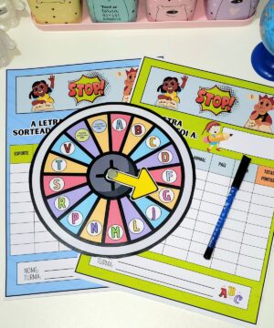 🎲 Stop das Letras – Jogo Educativo de Leitura e Escrita!
