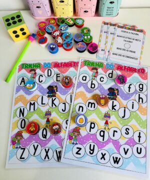 🎲 Trilha do Alfabeto: Aprenda Brincando!