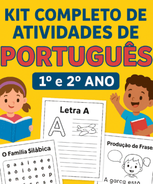 📚 Super Combo de Atividades de Português – 1º e 2º Ano ✏️