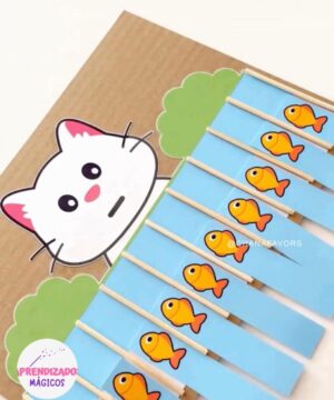 Gato Matemático: Caça aos Peixinhos 🐱➕🐟