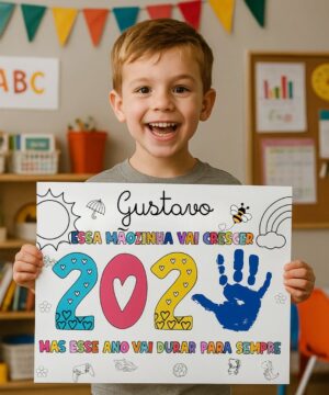 💛 Mãozinhas que Marcam — Uma lembrança que eterniza o amor!