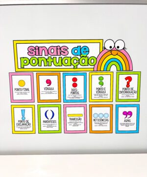 Painel Sinais de Pontuação  para Educação Infantil e Anos Iniciais