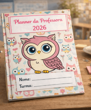 Planner da Professora 2026 Coruja – Organização Escolar