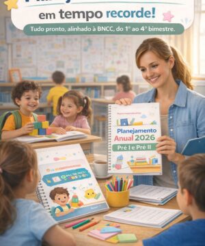 Planejamento Pré 2026 em PDF e Word – Planos de Aula Diários e Anuais