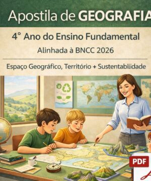 Apostila de Geografia 4º Ano Ensino Fundamental alinhada á BNCC (40 Páginas + Gabarito)