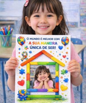 Kit Dia do Autismo na Educação Infantil – Atividades + Painéis + Fotos dos Alunos (PDF)