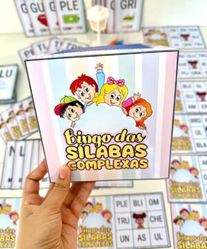Bingo das Sílabas Complexas | Material Pedagógico para Alfabetização